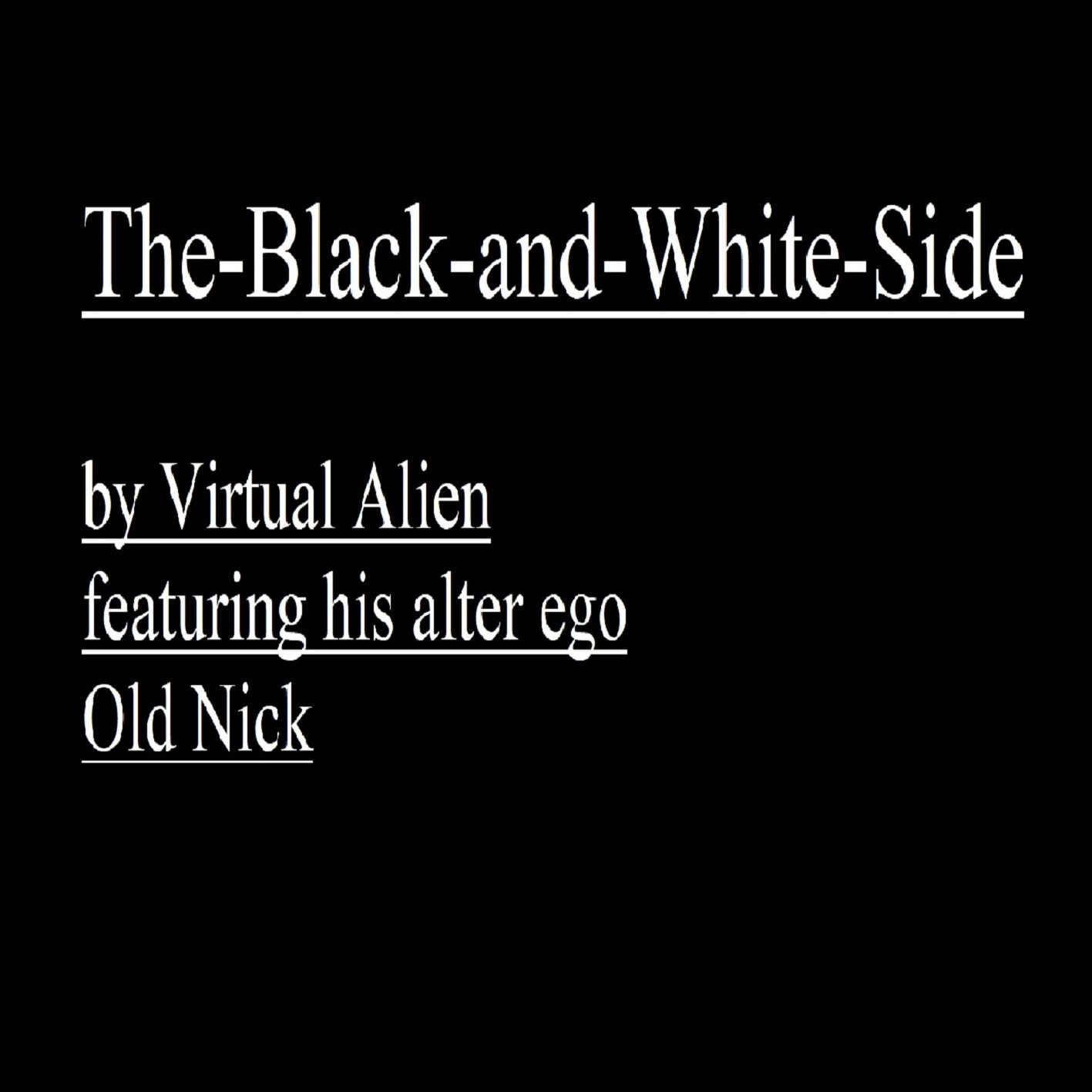 The Black and White Side album by Old Nick-1995